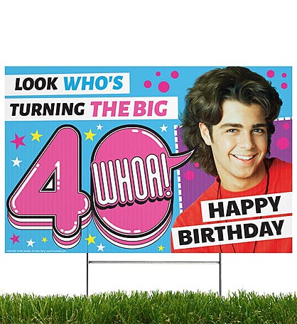 Joey, Happy Birthday, The Big 4-whoa!  Yard Sign